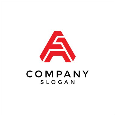 İlk FA veya AF harf logosu.