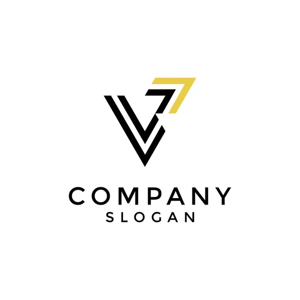 Letter Logo Diagonal Arrow — Stock Vector
