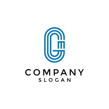 modern başlangıç GM veya MG logosu.