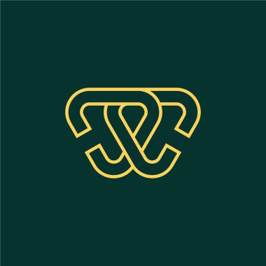 Tek harfli JC logosu.