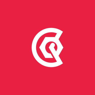 C harfi fındık monogram logosu