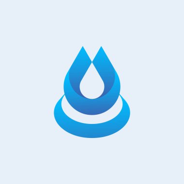 modern yaşlı su damlası gradyan logosu.