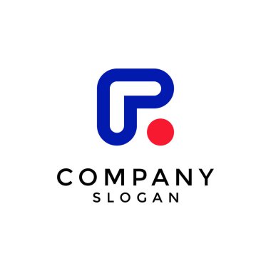 modern küçük R nokta daire logosu.
