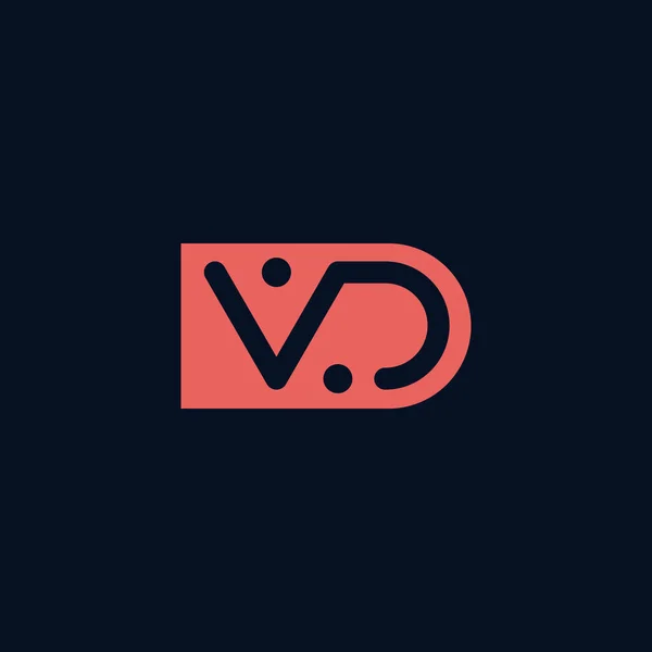 Letter Korting Tag Logo — Stockvector