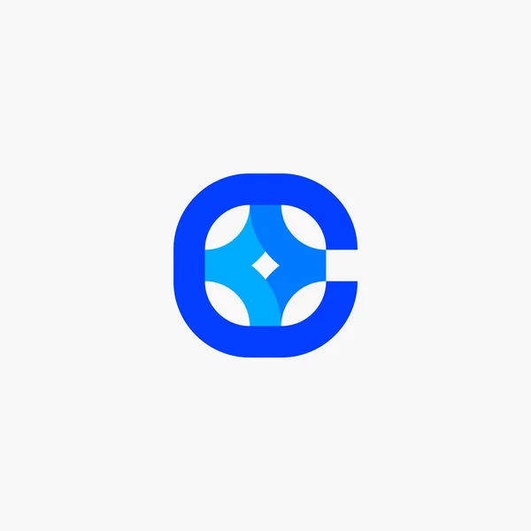 Letter Ster Logo — Stockvector