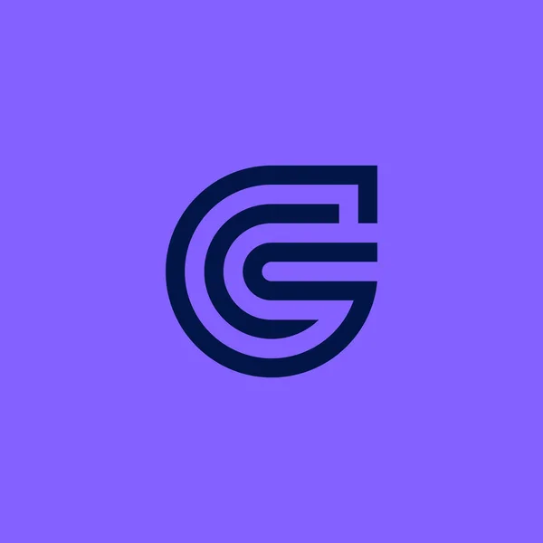 Modern Letter Logo — Stock Vector