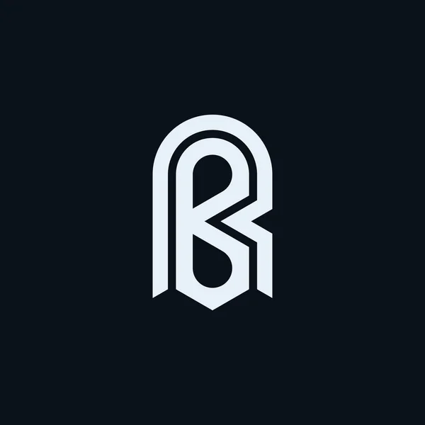 现代字母Br或Rb标志 — 图库矢量图片