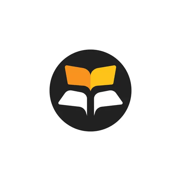 Logotipo Abstrato Raposa Envolto Crachá Círculo —  Vetores de Stock