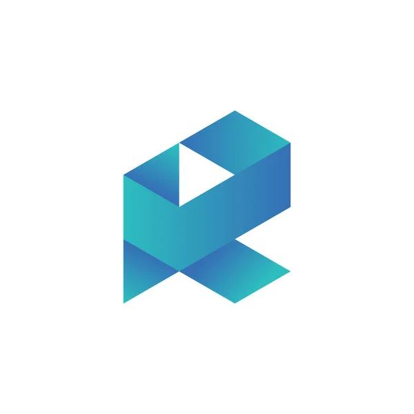 Moderne Letter Vinkje Logo — Stockvector
