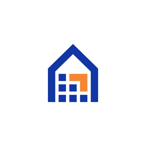 Arrow Storage Warehouse Logo — Stock Vector