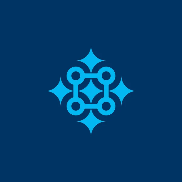 Σύγχρονο Λογότυπο Σύνδεσης Αστέρων — Διανυσματικό Αρχείο