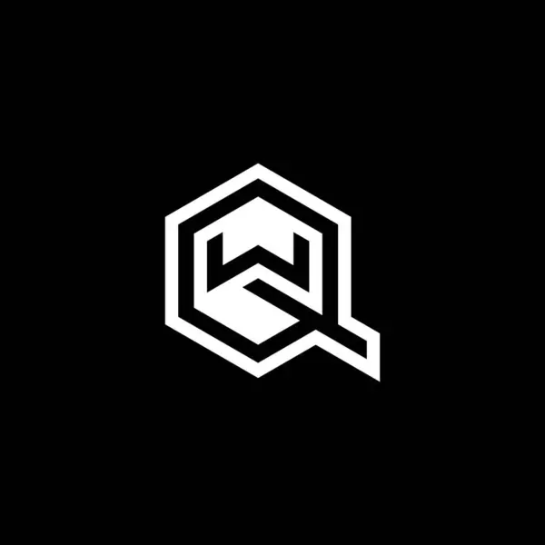 Letra Moderna Elegante Logotipo Inicial — Archivo Imágenes Vectoriales