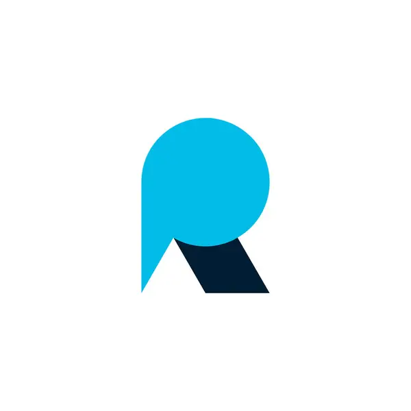 Letter Huis Chat Logo — Stockvector