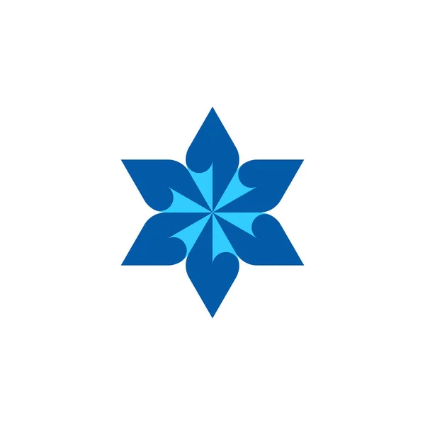 Λογότυπο Από Χαρτί Λουλουδιών Φυσικό Και Ανθισμένο Λογότυπο Λουλουδιών Λογότυπα — Διανυσματικό Αρχείο