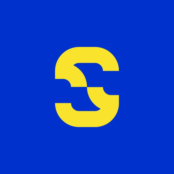 Logo Modern Logo Huruf Mewakili Dua Tangan Yang Melindungi Sesuatu - Stok Vektor