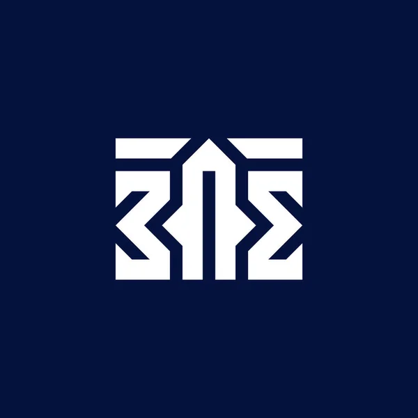 Logótipo Logotipo Moderno Simples Letra Logotipo Carta Logotipo Sigma — Vetor de Stock