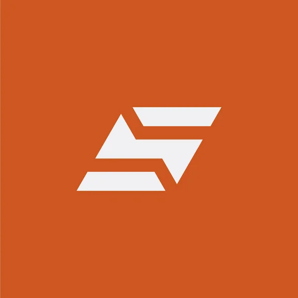 Elektrické Písmeno Logo Počáteční Logo Hromového Šroubu Logo Monogram — Stockový vektor