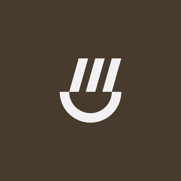 Jednoduché Logo Šálku Kávy Jednoduché Logo Parní Kávy — Stockový vektor