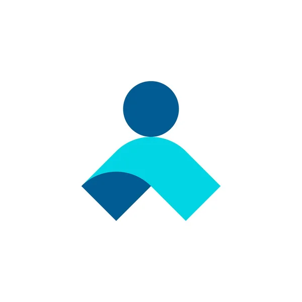 Logo Pásky Moderní Logo Vedení Lidské Charitativní Logo — Stockový vektor