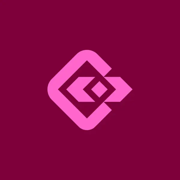 Buchstabe Codierung Logo Logo Zur Programmentwicklung — Stockvektor