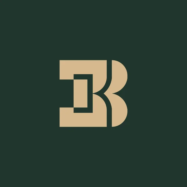 Початкова Літера Логотип Або Елегантна Комбінація Літери — стоковий вектор