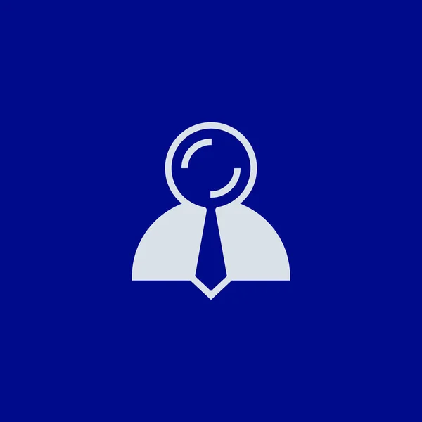 Logo Voor Het Zoeken Naar Werk Een Combinatie Van Een — Stockvector
