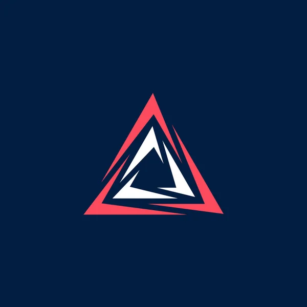 Logotipo Triángulo Abstracto Moderno — Archivo Imágenes Vectoriales