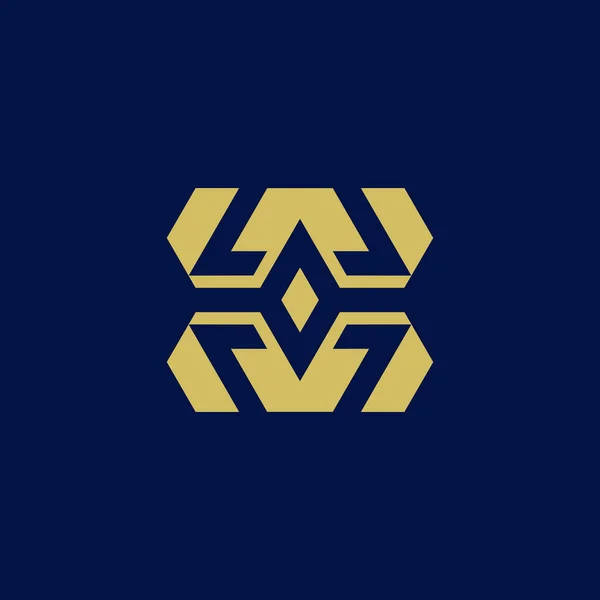Písmeno Elegantní Stylové Logo — Stockový vektor