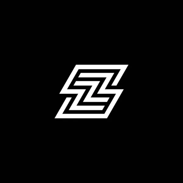 Moderne Elegante Letter Initiaal Logo — Stockvector