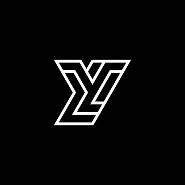 Сучасна Елегантна Літера Або Початковий Логотип — стоковий вектор