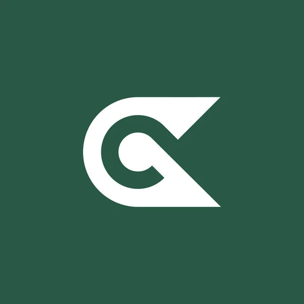 Carta Inicial Logotipo Moderno —  Vetores de Stock