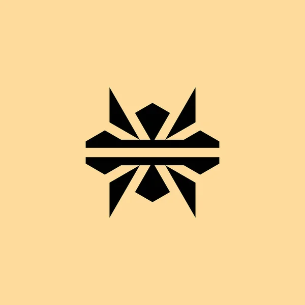 Elegante Lettera Astratta Logo Premium — Vettoriale Stock
