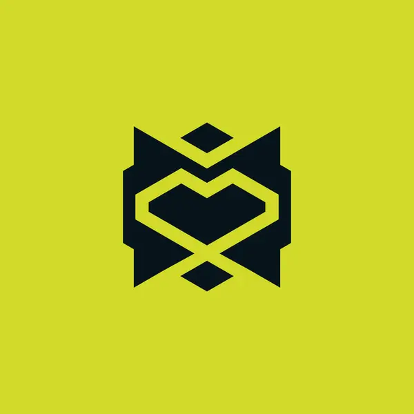 Абстрактна Початкова Літера Сучасний Логотип — стоковий вектор