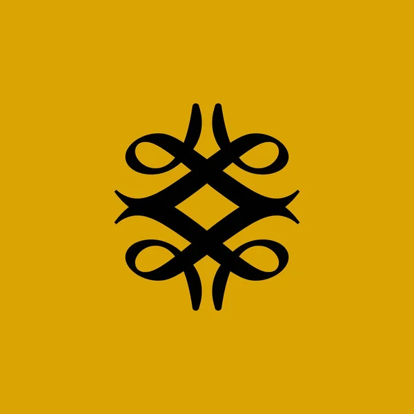 Abstract Decoratief Tribaal Logo — Stockvector