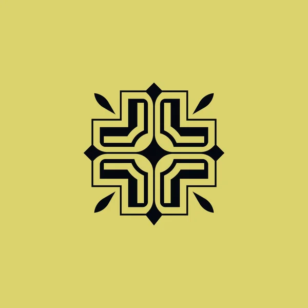 Abstraktní Symbol Přírodního Listu Logo — Stockový vektor