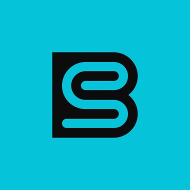 ilk harf BS veya SB modern logo