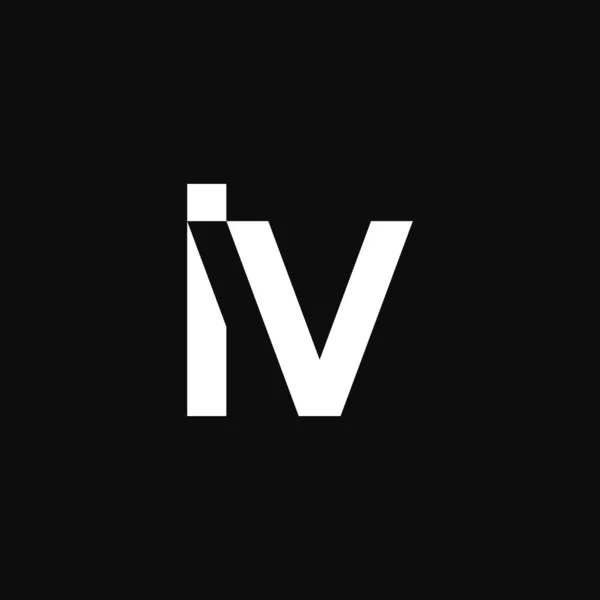 Simple Modern Letter Logo — Stock Vector
