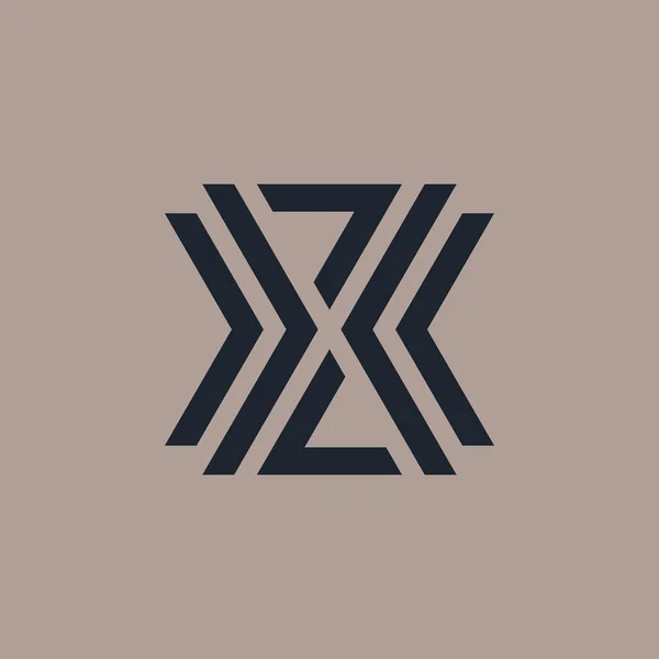 Initial Letter Arrow Direction Logo — Stock Vector