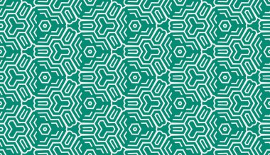 soyut çokgen yeşil çizgiler pürüzsüz desen
