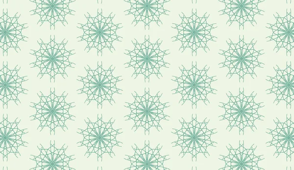 Abstrakt Lyx Elegant Grön Och Ljusgrön Blommig Sömlös Mönster — Stock vektor