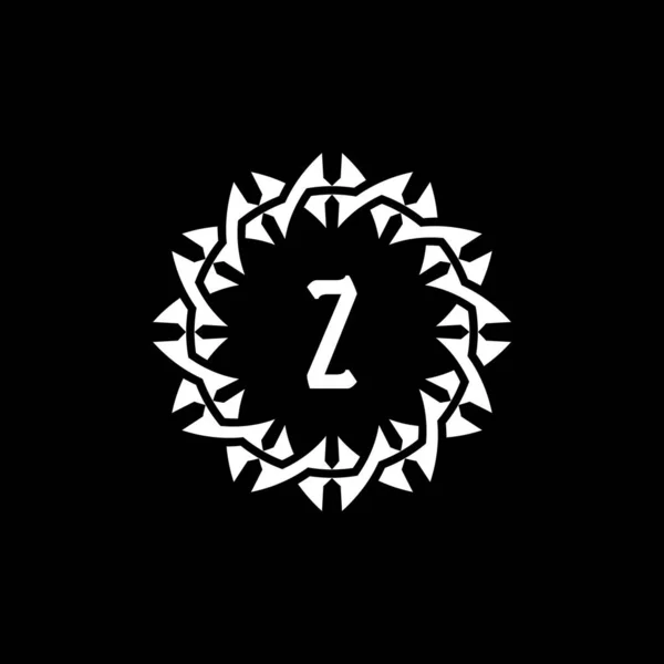 首字母Z装饰边框标志 — 图库矢量图片