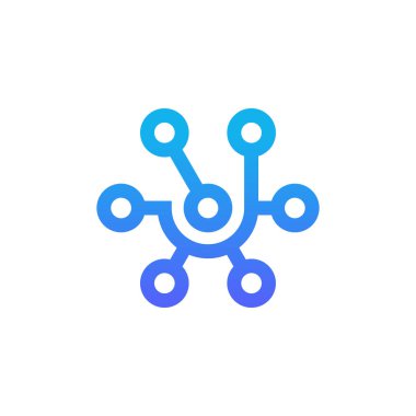 modern ve sofistike harf J ağ bağlantısı dijital elektronik