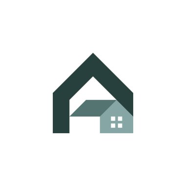 Modern ve Düz Harf İnşaat Logosu
