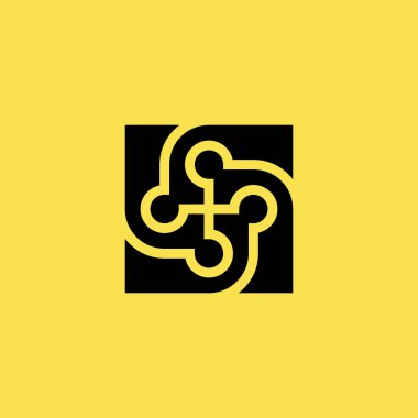 modern kare halk logosu