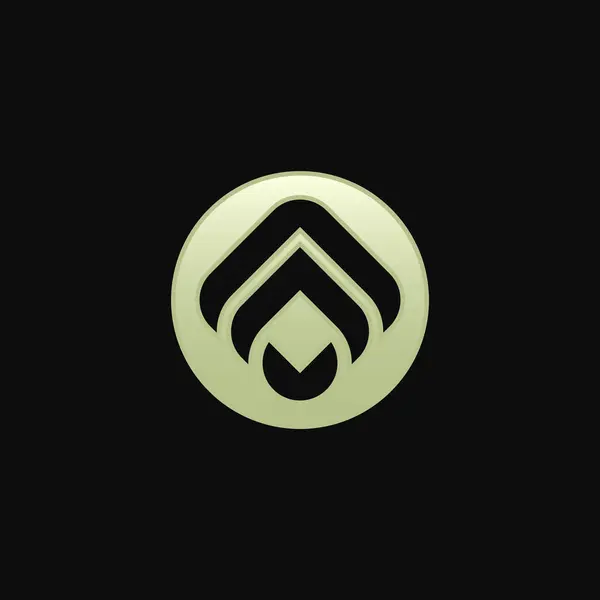 Přepychové Elegantní Moderní Logo Směru Šipky — Stockový vektor