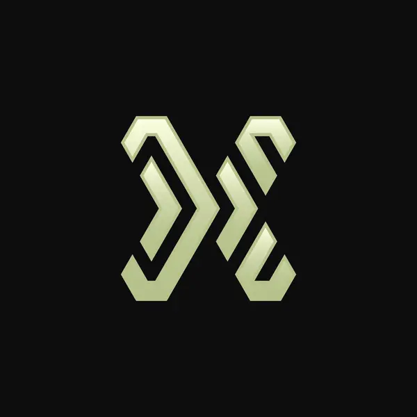 Вишуканий Елегантний Сучасний Логотип Напрямку Стрілки — стоковий вектор