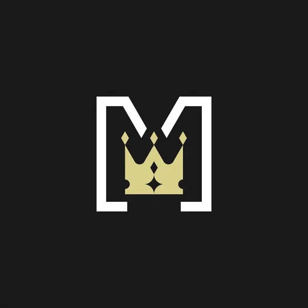 Современный Элегантный Логотип Crown Royal Premium — стоковый вектор