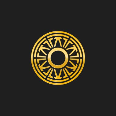 Mektup O madalyon amblemi ilk halka rozet logosu