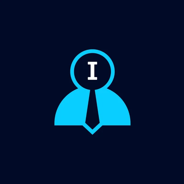 Logo Initialen Letter Logo Voor Vacatures Personeelswerving Een Combinatie Van — Stockvector