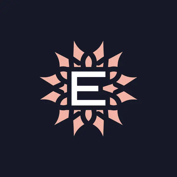 Елегантний Красивий Логотип Квітки — стоковий вектор